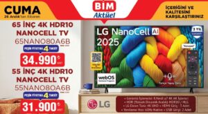 BİM 26 Aralık Aktüel: LG NanoCell TV alınır mı, neden alınmaz? LG 65NANO80A6B İncelemesi ve Özellikleri