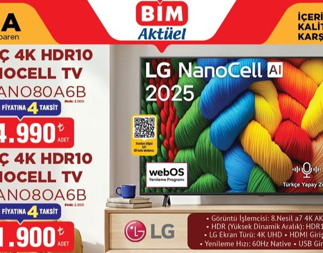 BİM 26 Aralık Aktüel: LG NanoCell TV alınır mı, neden alınmaz? LG 65NANO80A6B İncelemesi ve Özellikleri