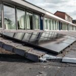 How are solar panels mounted on a roof