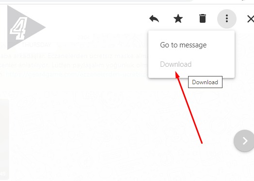 whatsapp web video indirilmiyor